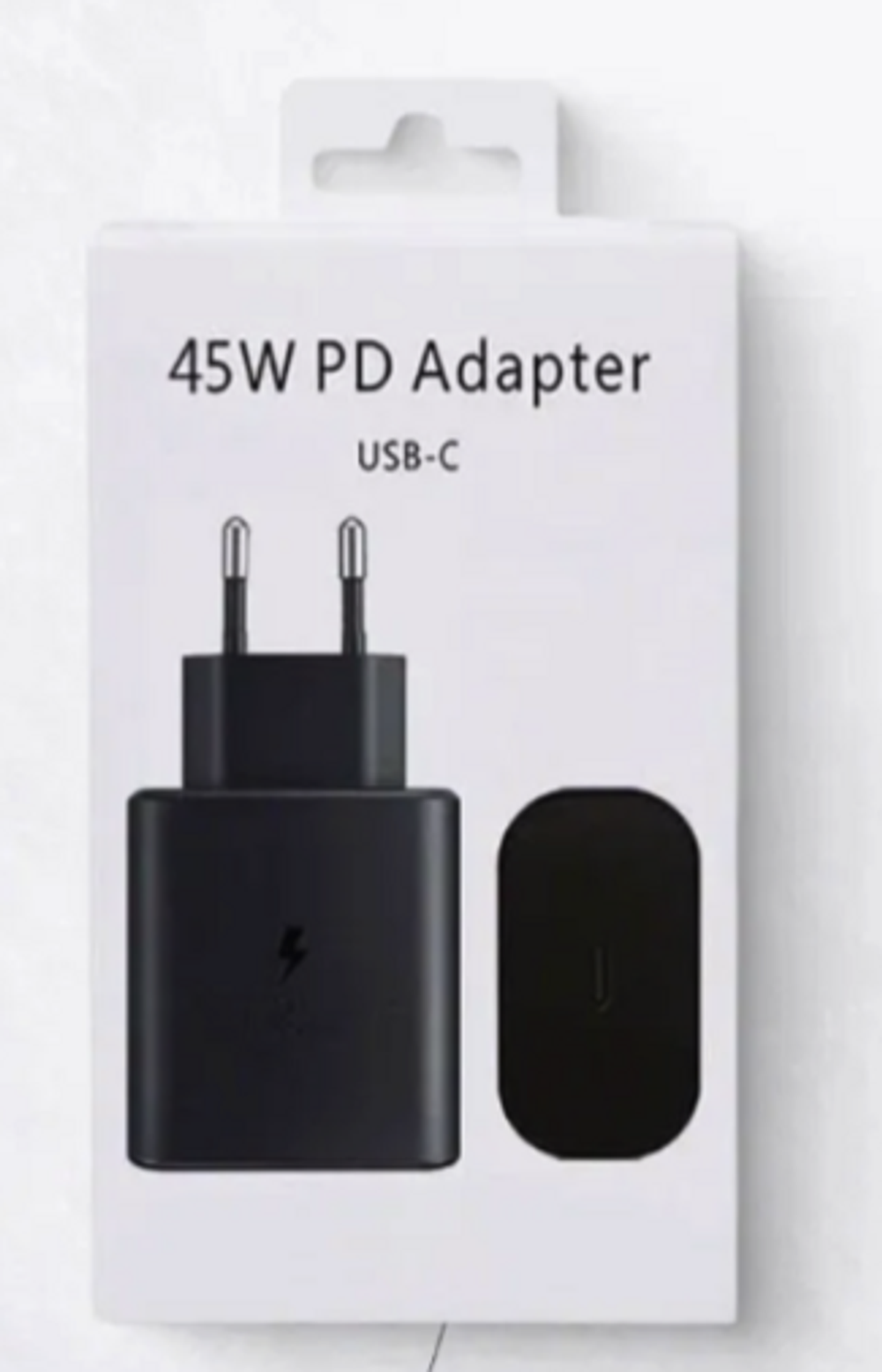 Блок Type-C 45W для iPhone и Android белый