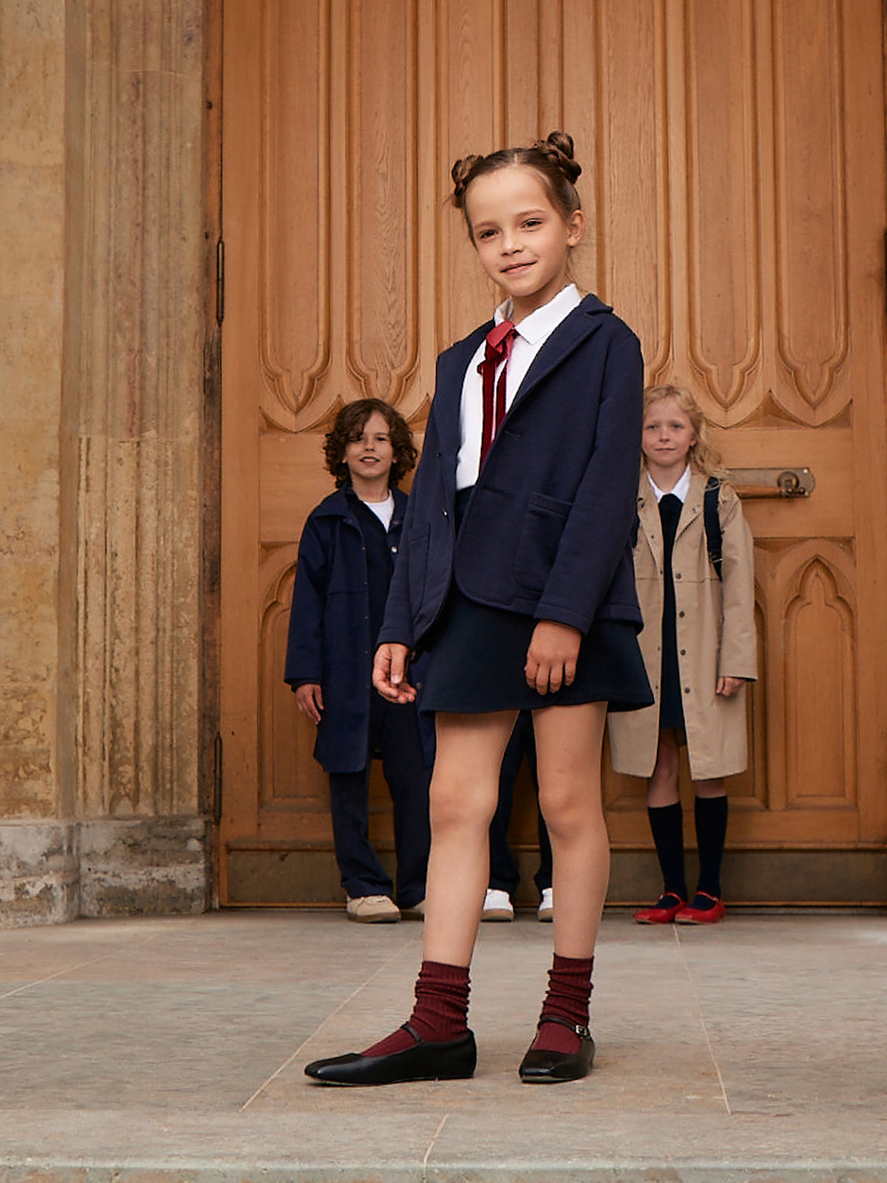 Юбка с запахом Mjölk School Blue