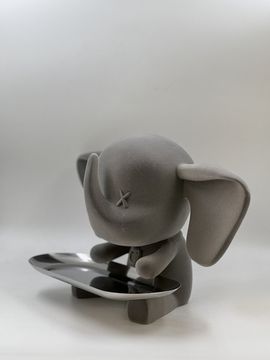 Статуэтка "Слоник" TD032/3 серый Elephant Teona Decor