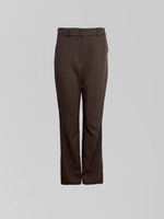 Костюм 1709 однотонный из пиджака и брюк со шнуровкой