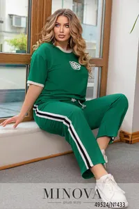 Костюм 433-зеленый Minova