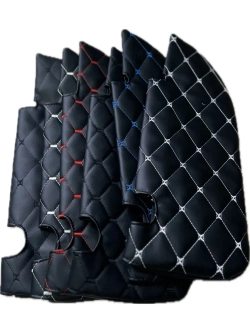 Чехлы на козырьки Лада Веста Vesta(красный Рубин)