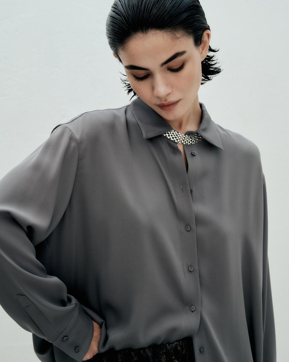 Блуза оверсайз