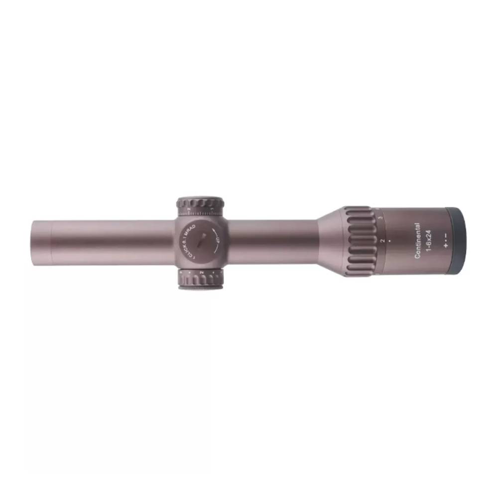 Оптический прицел Vector Optics 30мм Continental x6 1-6x24 Coyote Hunting FDE ( установка на Тигр, СВД / Сетка BDC VEC-T6M / с подсветкой )