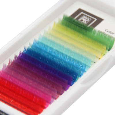 Палитра цветных ресниц BARBARA "TRENDY"  (D 0.10 13mm)