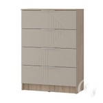 Комод КМ-02 МС Эмилия (дуб смоки/айриш (MF03)