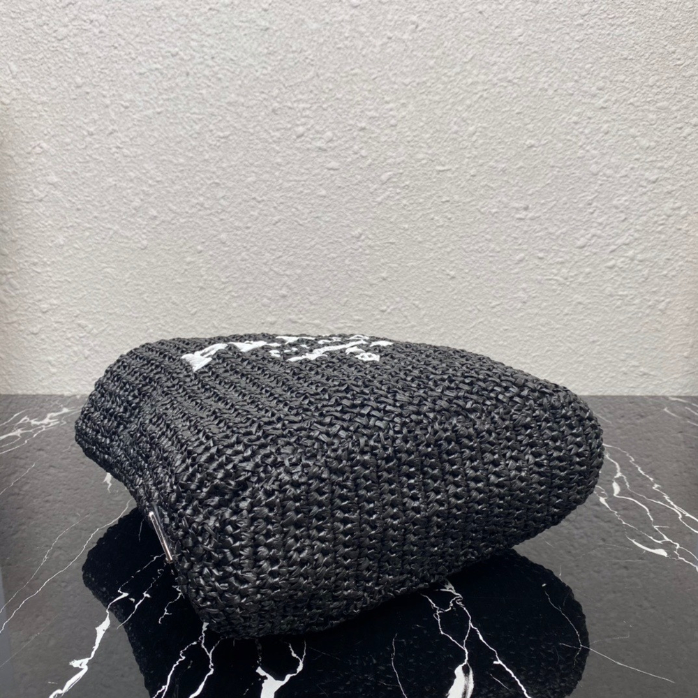 Prada Raffia Tote Bag 24 cm