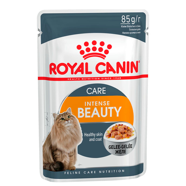 Влажный корм Royal Canin Hair & SkinCare ЖЕЛЕ для кошек 85 г