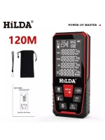 Лазерный дальномер 120M,Функция измерения угла наклона,HILDA,подарок