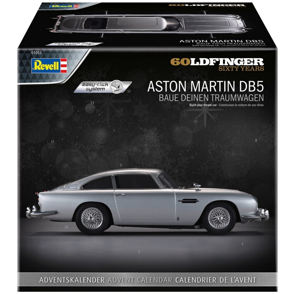 Revell - James Bond Advent Calendar Aston Martin DB5 1:24 Автомобиль для самостоятельной сборки 01055 / артикул   01055  / GTIN 4009803010557