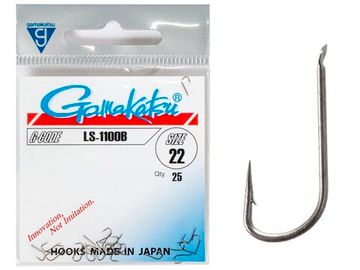Крючки Gamakatsu LS-1100B HOOKS BRONZE разм. 22 25шт.