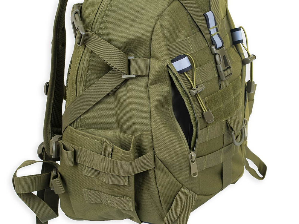 Рюкзак ShotTime городской Basic 25л, полиэстер 900D, MOLLE, олива, ST-BP-702 0-OD