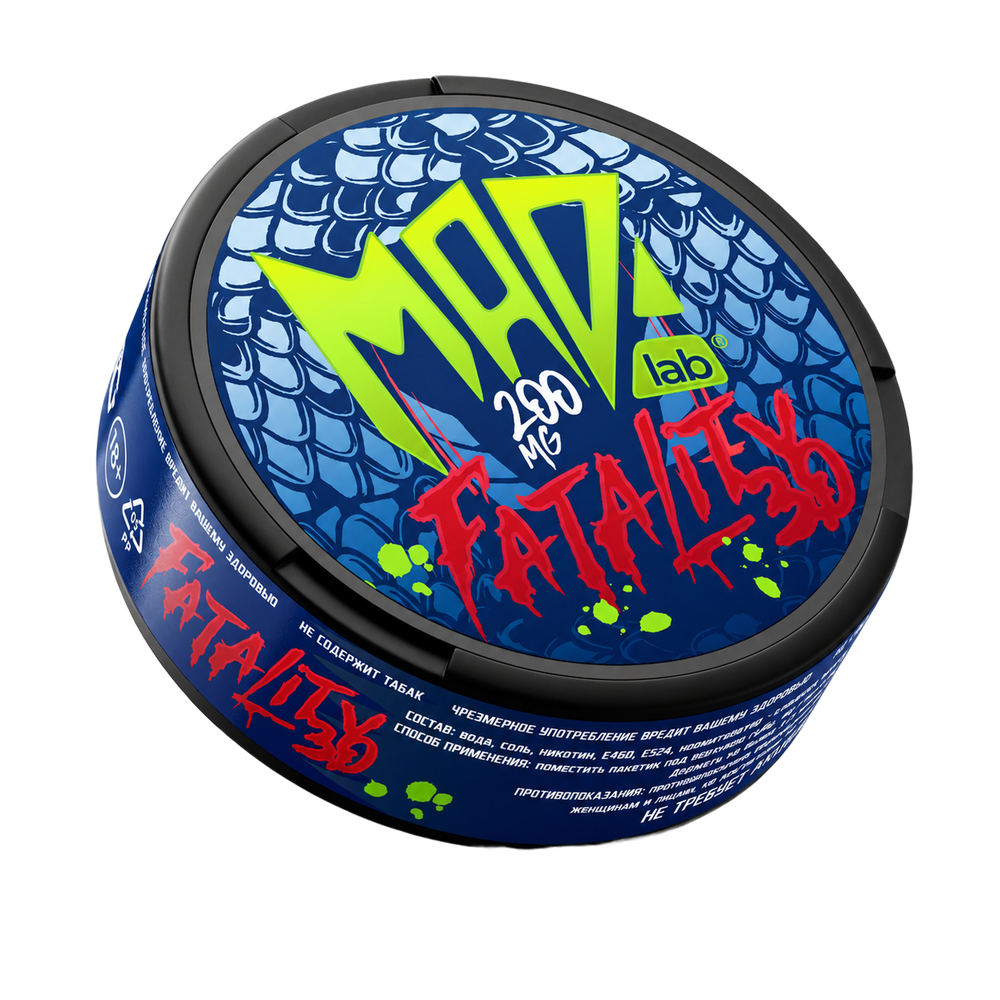 MAD FATALITY 2.0 (200 МГ) - МЕНТОЛ, ЕЖЕВИКА