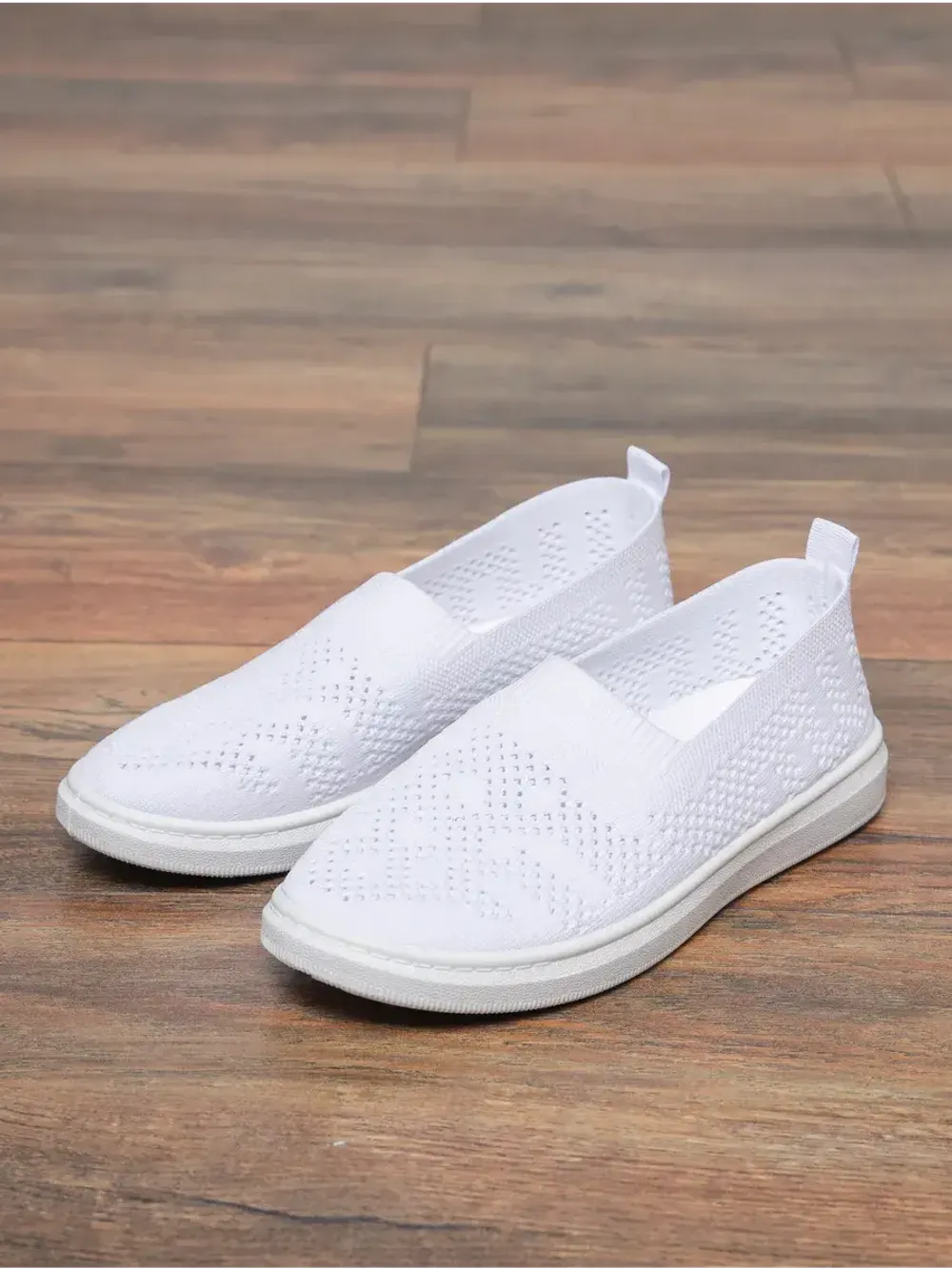 Мокасины летние текстильные