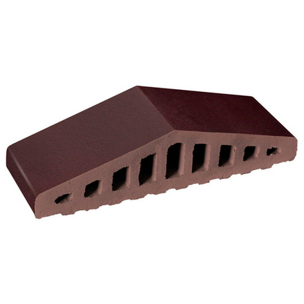 Клинкерный заборный элемент King Klinker, Капля кальвадоса (21) Calvados drop, 310/250x100x78