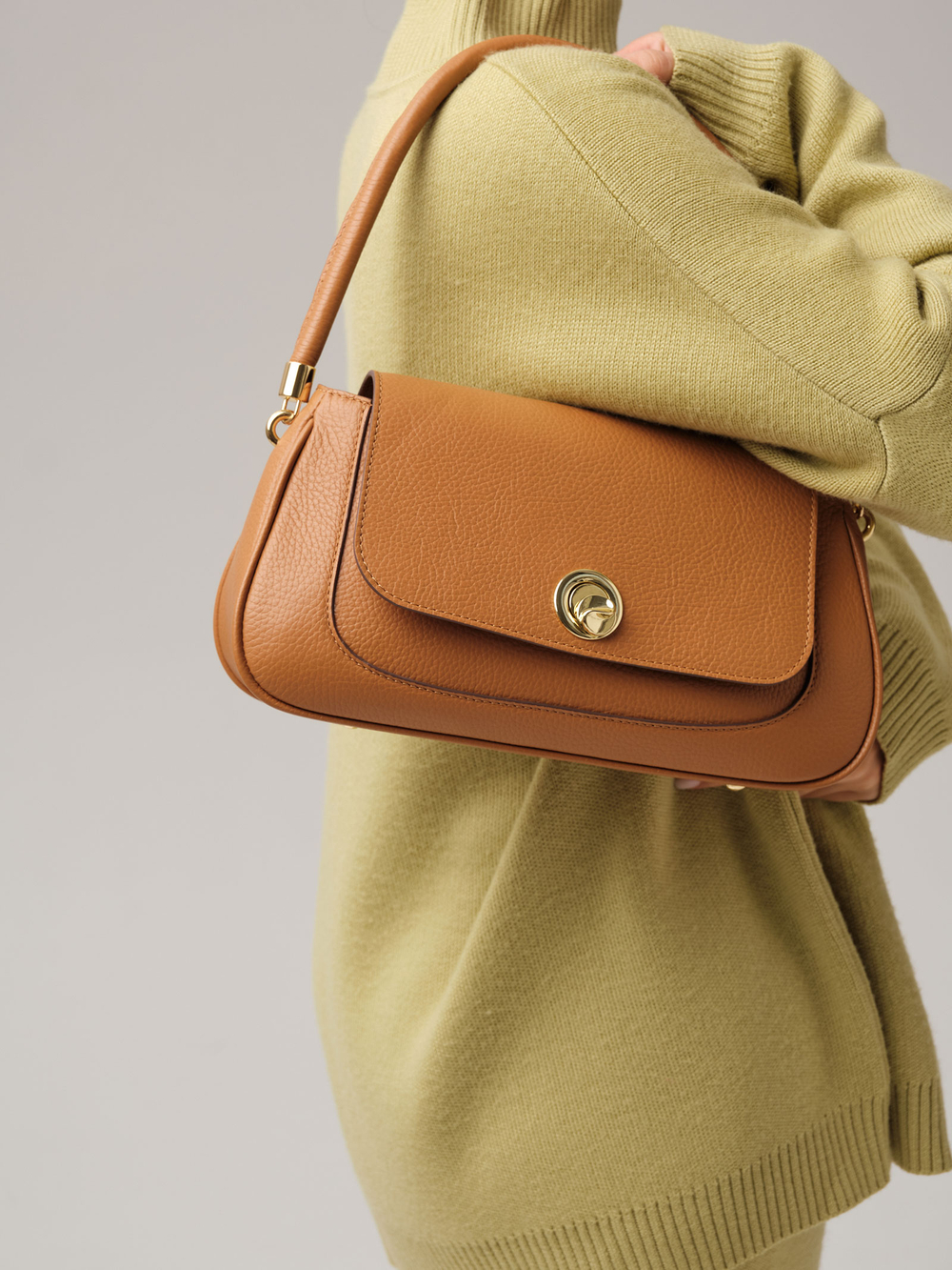 Сумка Deboro 30973 коричневый лист