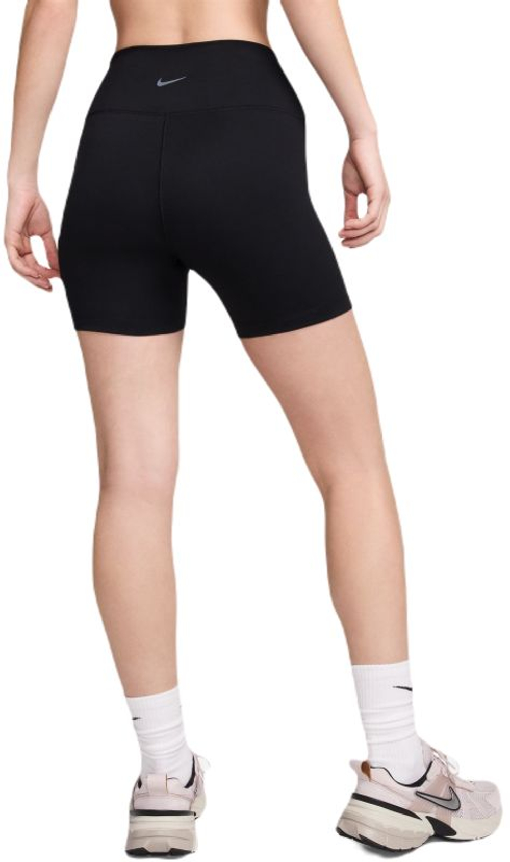Женские теннисные шорты Nike One High Waist Cycling - black/black