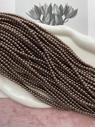 Нить бусин из гематита 5мм