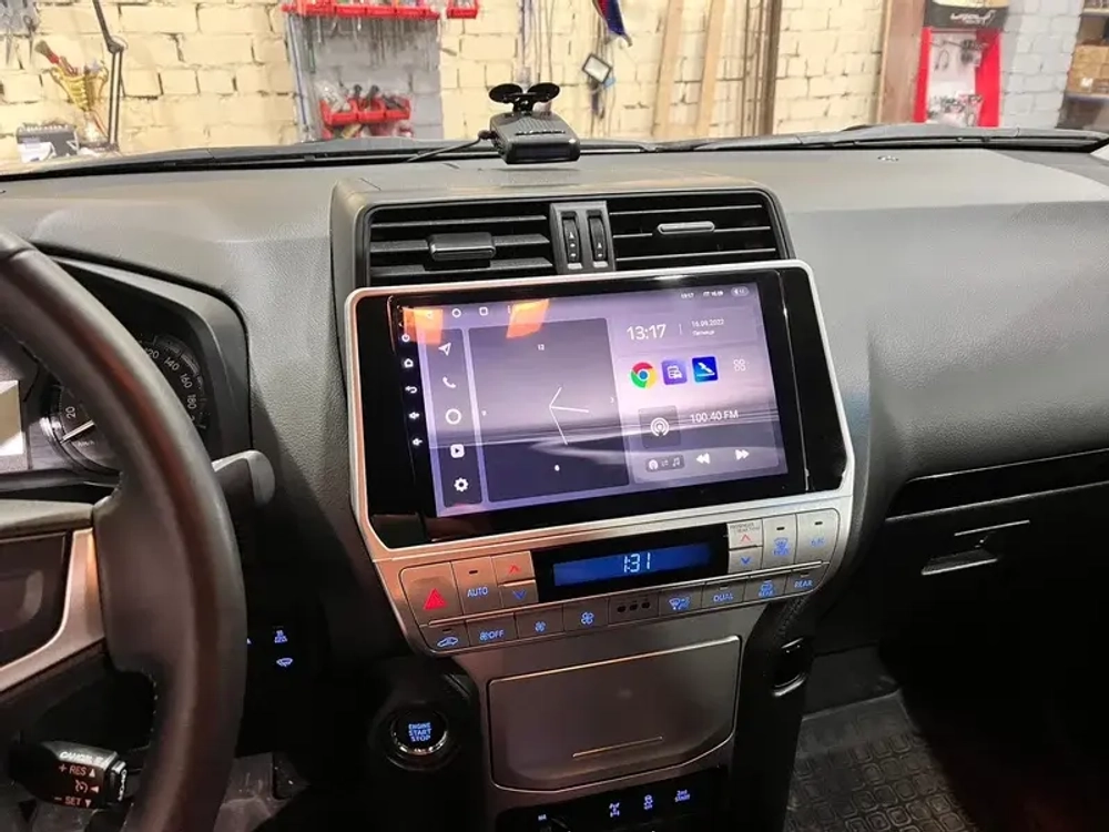 Магнитола для Toyota Land Cruiser Prado 150 2017-2023 - Kuberg QLed, Android 13, TS20, CarPlay, SIM-слот