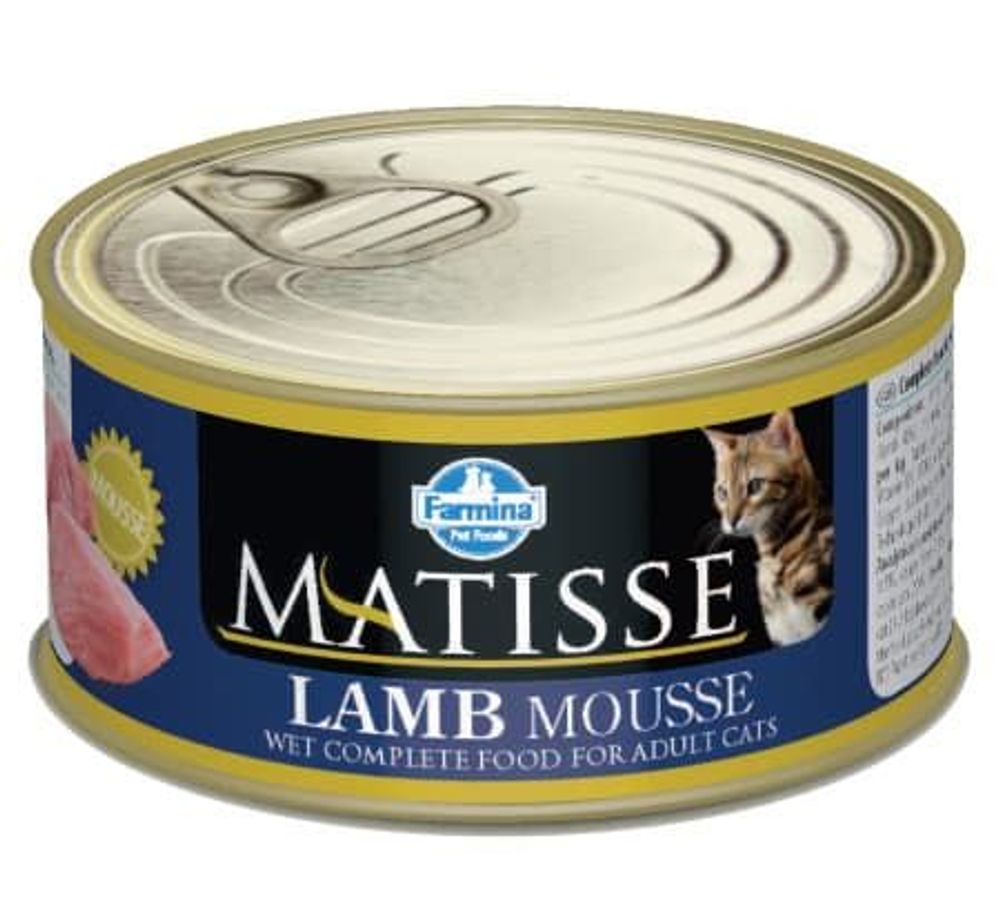 Корм влажный Matisse Mousse Lamb, 85г мусс с ягнёнком. д/взр. кошек