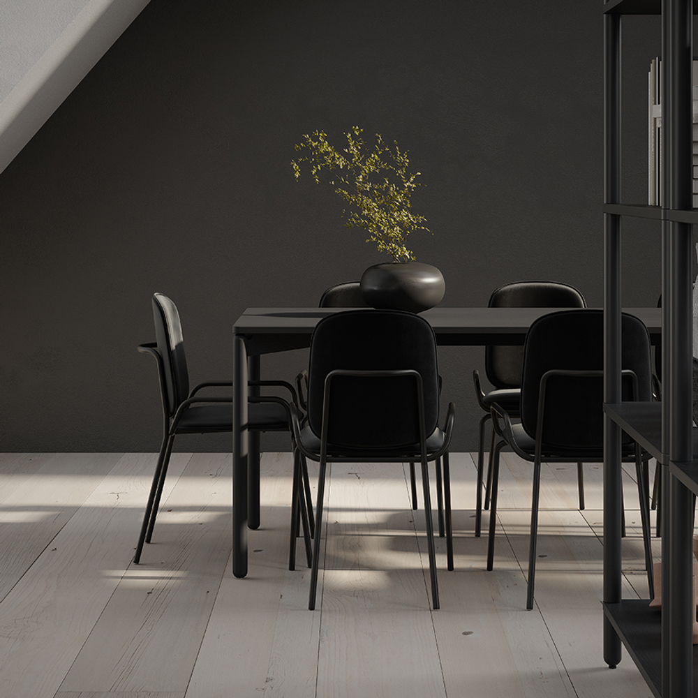 Стол обеденный LATITUDE Saga, 75х120 см, темно-серый