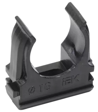 Держатель с защелкой CF16 черный IEK