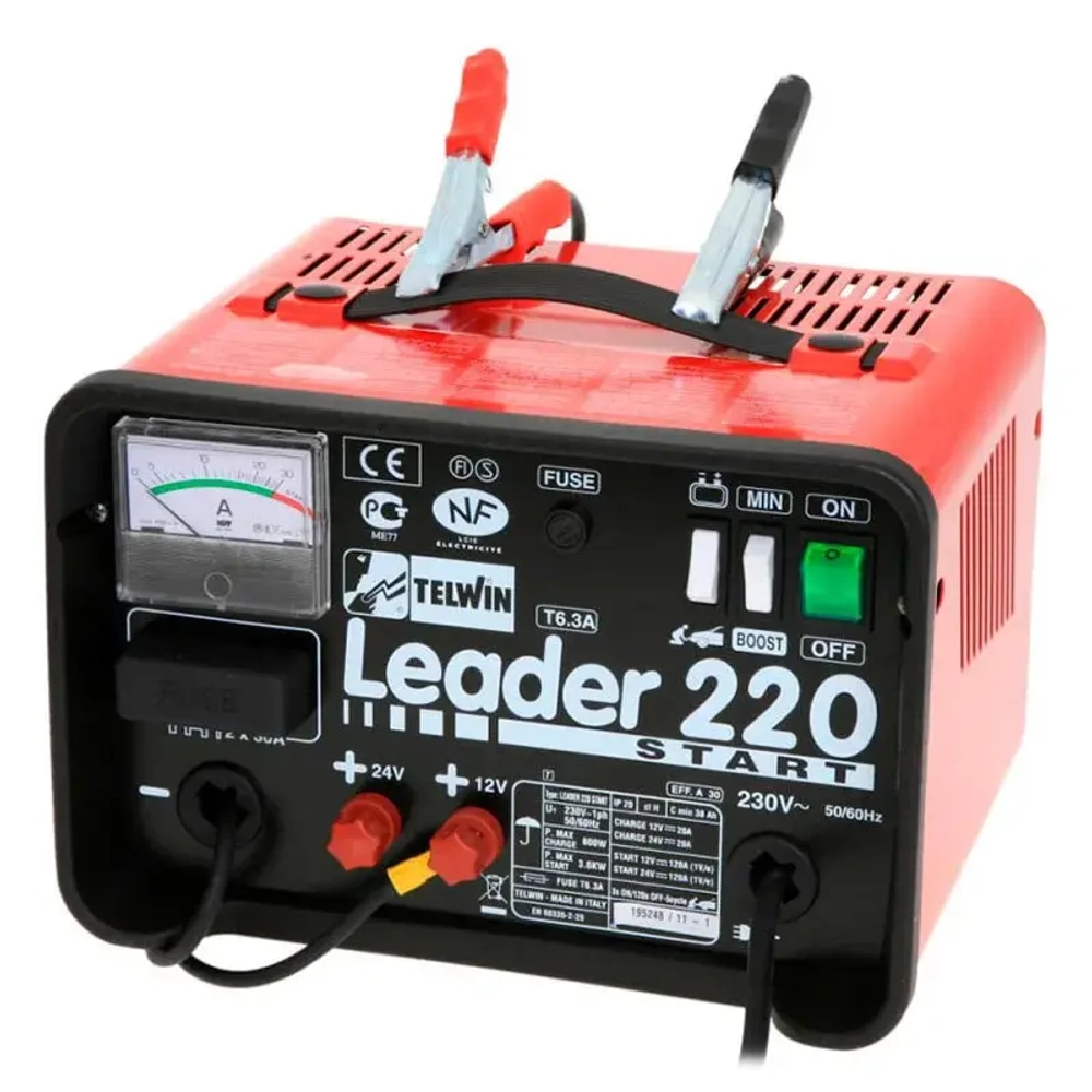 Зарядное устройство аккумуляторов Telwin LEADER 220 START, 807539