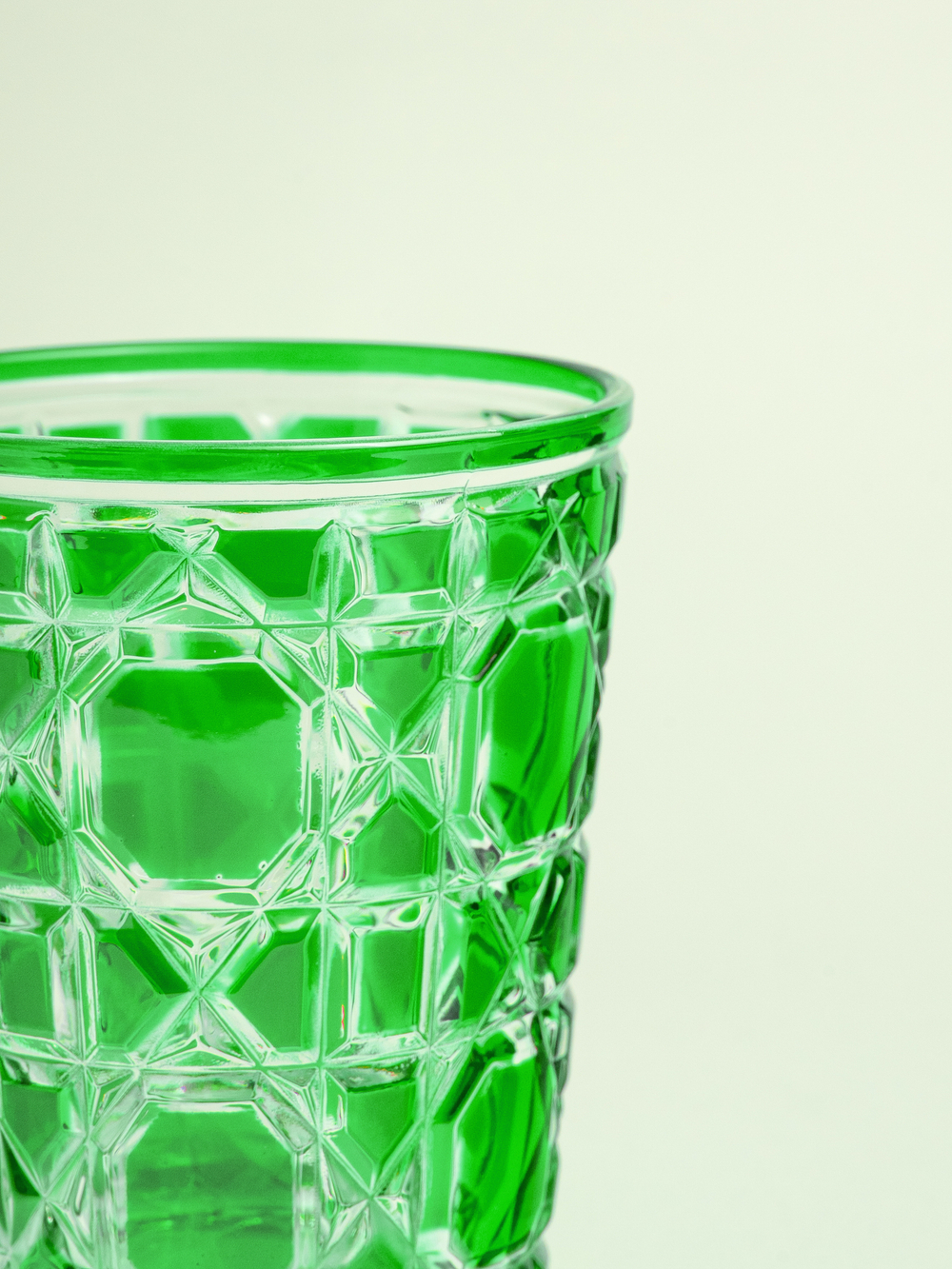 Стакан глазурный Cannage Зеленый