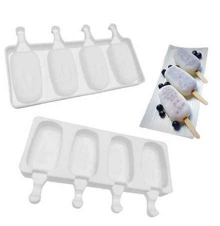 Форма силиконовая "Эскимо 4 ячейки"