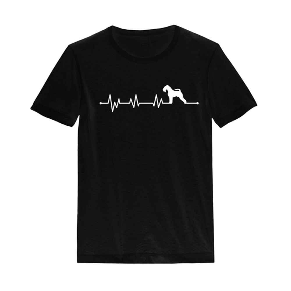 Футболка "Керри Блю терьер - сердечный ритм"