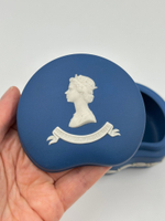 Шкатулка синяя Wedgwood