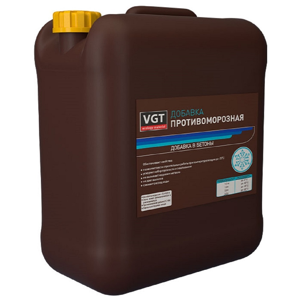 Добавка пластифицирующая противоморозная VGT