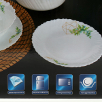 Сервиз столовый стеклокерам, 19 пр, 6 перс, Daniks, Фламенко