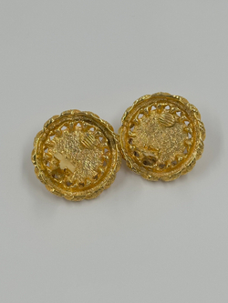 Крупные клипсы с «жемчугом»