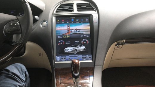 Магнитола для Lexus ES350 2006-2012 XV40 - Carmedia ZF-1118H-DSP ("Тесла-Стиль") на Android 9, 6-ТУРБО ядер, 4ГБ-64ГБ