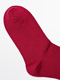 Massimo Dutti Носки из смесовой шерсти, красный