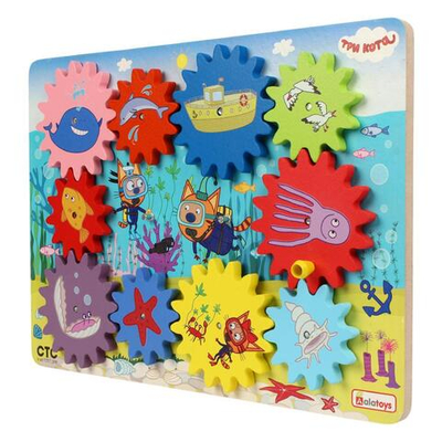 Бизиборд "Три кота. Шестеренки дайвинг" (Алатойс)