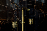 Boheme Смеситель на столешницу PRESTIGE на 3 отв. GOLD