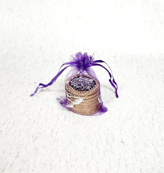 Мешок для подарков бирюза 20 шт