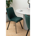 Стул sophie, велюр, темно-зеленый