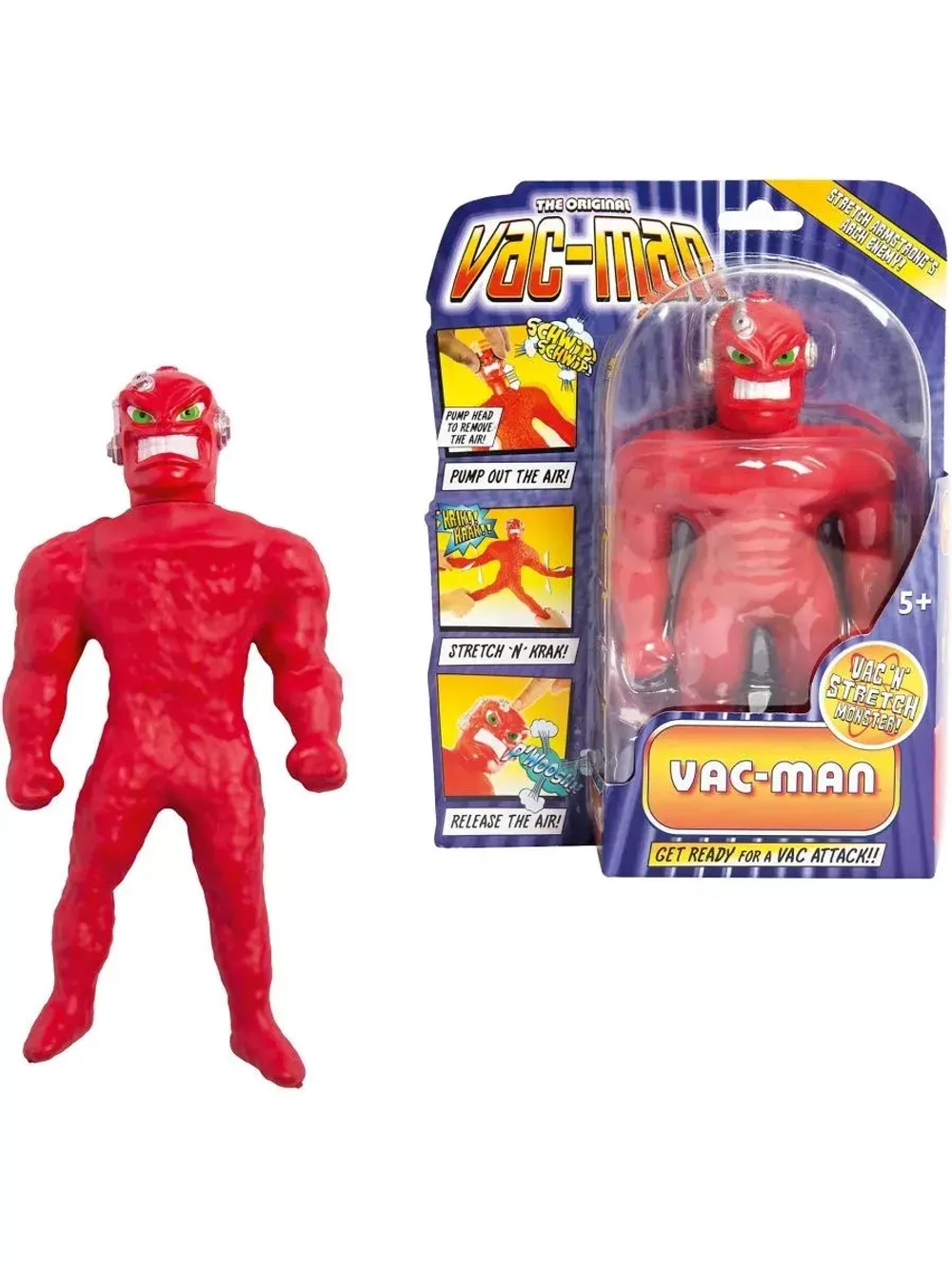 Тянущаяся фигурка Мини Вак-Мэн Stretch Armstrong 39929
