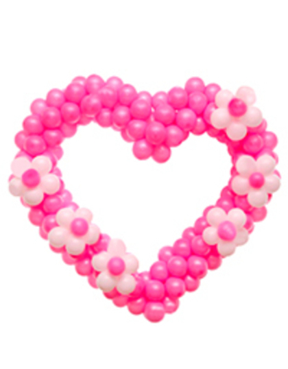 Сердце с цветками