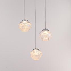 Подвесной светильник MD25030003-3A chrome/clear