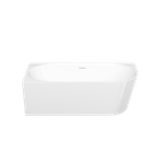 Акриловая ванна Sancos Edge 1700x800x580 мм, угловая, левая, с каркасом, со сливом-переливом, донным клапаном"сlick-сlack", цвет белый, арт. FB23L