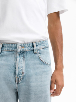 Massimo Dutti Плотные джинсы прямого кроя, индиго