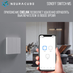 Умный WiFi (Matter) выключатель Sonoff M5 86W (Работает с Яндекс Алисой)