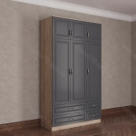 Шкаф распашной с антресолью 3/6 (мадес)