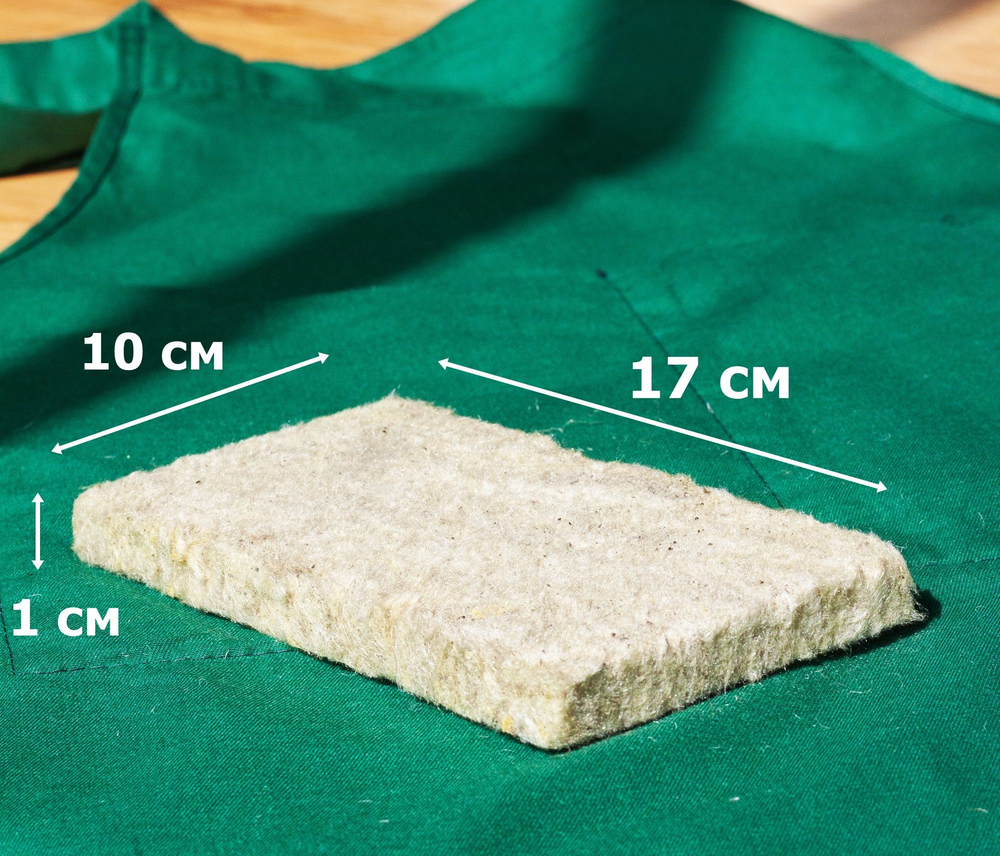 Агровата для выращивания микрозелени набор 20 шт./ 17*10*1 см /субстрат для выращивания микрозелени и растений