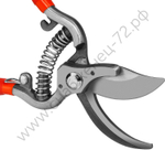 GRINDA G-5, 210 мм, высокоуглеродистая сталь, цельнокованый, эргономичные рукоятки, покрытие ПВХ, плоскостной секатор (423105)