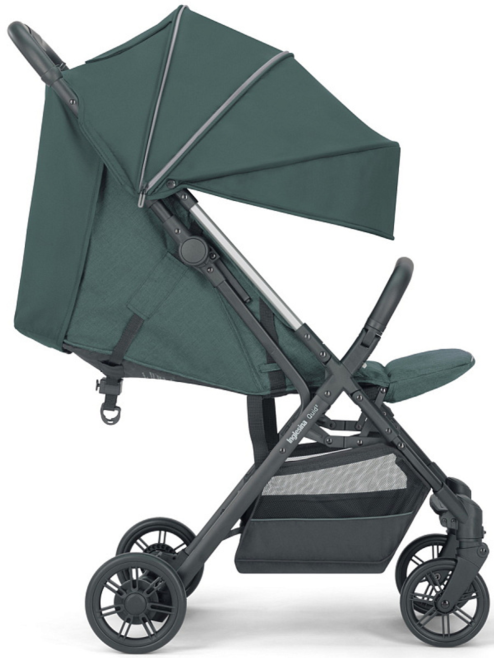 Детская прогулочная коляска Inglesina Quid 2 с накидкой для ног 2024 Elephant Grey